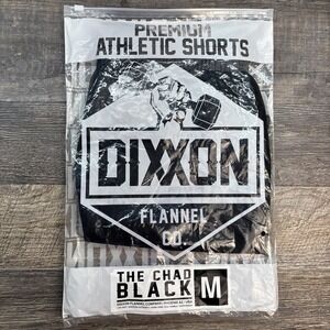NEW Dixxon Flannel Co Men's M The Chad Black Premium Athletic Shorts